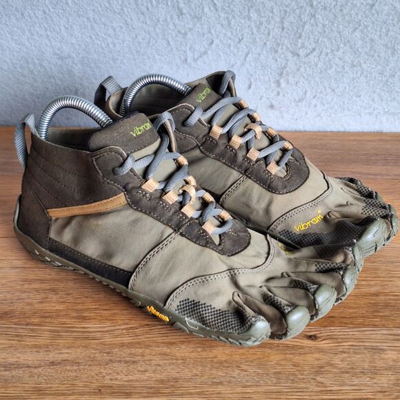 Vibram FiveFingers V-Trek Men’s 44 US 10.5 11 Minimalist Trail Shoe Sage Green main image 4